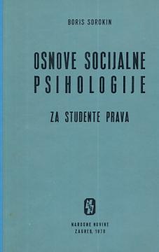 Osnove socijalne psihologije za studente prava