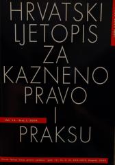Hrvatski ljetopis za kazneno pravo i praksu / god.16 - br.2, str. 425-1022 (2009)