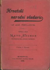 Hrvatski narodni vladari od god. 620.–1102.