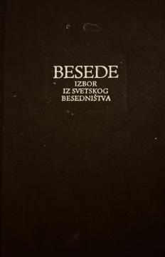 Besede: Izbor iz svetskog besedništva