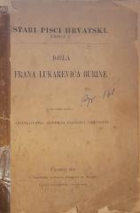 Djela Frana Lukarevića Burine