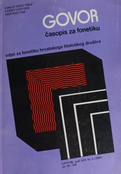 Govor- časopis za fonetiku br.2