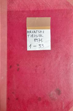 Hrvatski tjednik #1-33