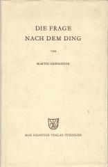 Die Frage nach dem Ding