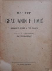 Gradjanin plemić: komedija-balet u pet činova