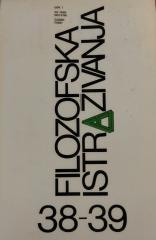 Filozofska istraživanja #38-39