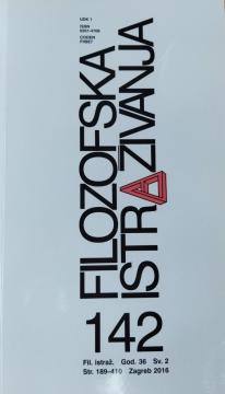 Filozofska istraživanja #142