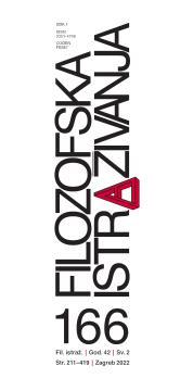 Filozofska istraživanja #166