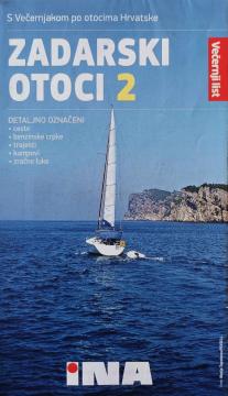 Zadarski otoci 2 - karta