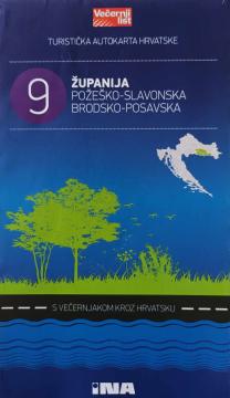 Turistička auto karta hrvatske #9 - županija požeško-slavonska, brodsko-posavska