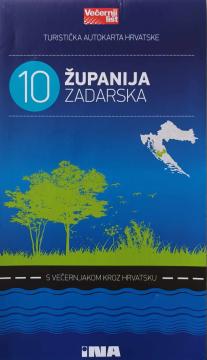 Turistička auto karta hrvatske #10 -županija zadarska