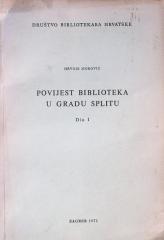 Povijest biblioteka u gradu Splitu (dio I)