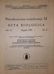 Acta Biologica : Razvojne sposobnosti primarnog embrionalnog ektoderma štakora u izotransplantatu pod bubrežnom čahurom