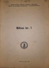 Bilten br.1 savjeta za daljinska istraživanja i fotointerpretaciju