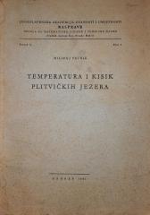 Temperatura i kisik Plitvičkih jezera