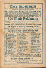 Heinz Brandt, der Fremdenlegionär Nr. 61-70 (1914.)